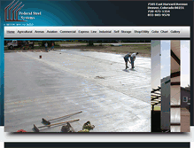 Tablet Screenshot of federalsteelbuildings.com